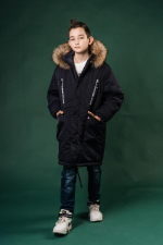 Куртка-парка для мальчика GnK ЗС-888 превью фото