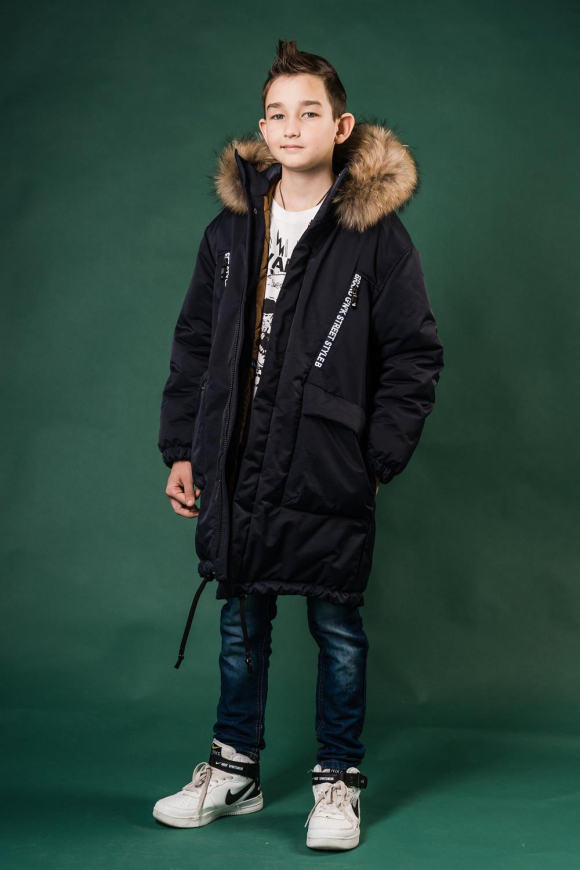 Куртка-парка для мальчика GnK ЗС-888 фото